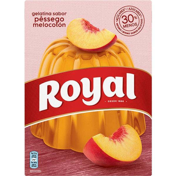 Gelatina de Melocotón Real 114g