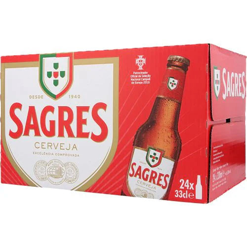 Sagres Beer 330ml x24