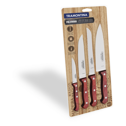 Tramontina Knives Kit 4pcs