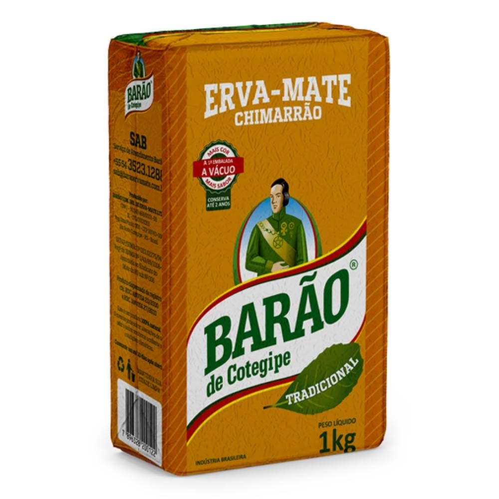 Chimarrão Barão 1kg Sin Azúcar