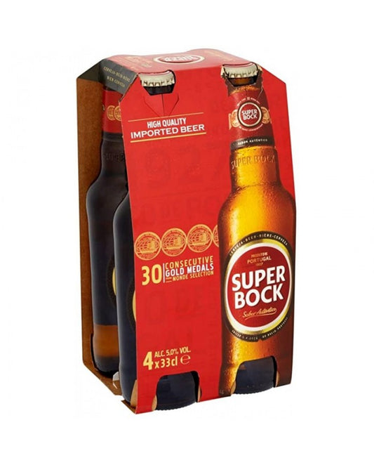 Super Bock Beer 330ml x4